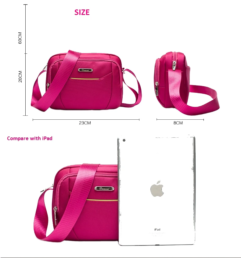 
Sling bag for Girl Messenger Bag Shoulder Bag Nylon 