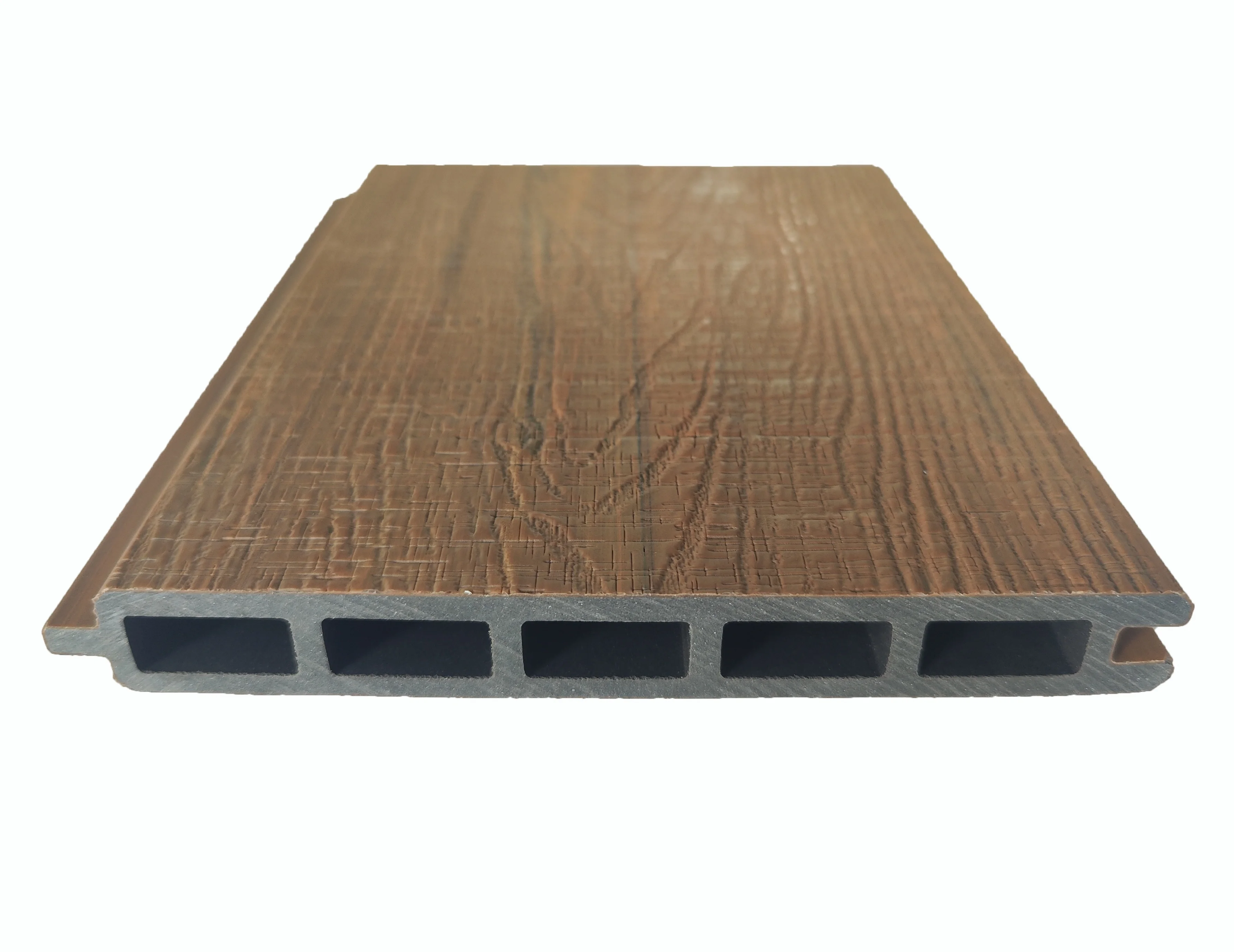 WPC fence co-extrusion plastic pvc wood modern outdoor garden privacy wpc yard house composite fence panel board