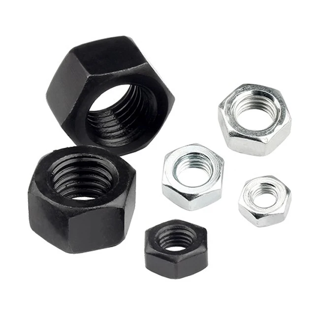 China manufacture heavy hex head DIN934 m3 m6 m10 m12 m25 m32 m60 m64 hot dip galvanized stainless steel hex nut