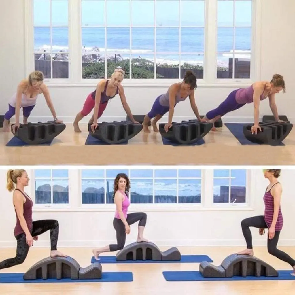 Yoga Gym Fitness Equipment Accessories Bending Cervical Vertebra Arc Foam Spine Corrector EPP Pilates