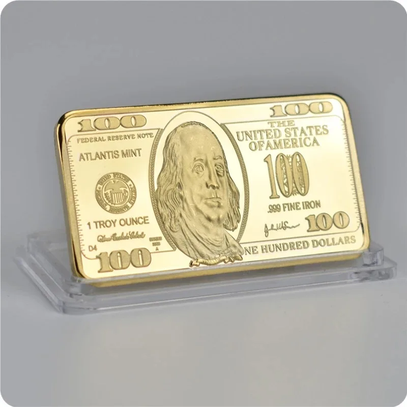 Hot-selling Tungsten gold plated gold bars 24k gold bar