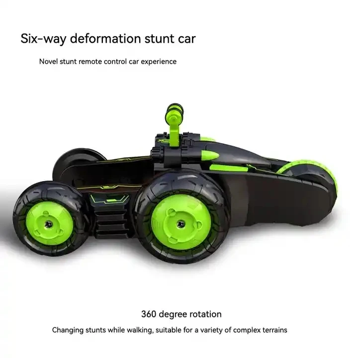 Double Sided 360 Degrees RC Cars Vehicle Radio Control Car Hobby Toy RC Stunt Car Transformation for Boys