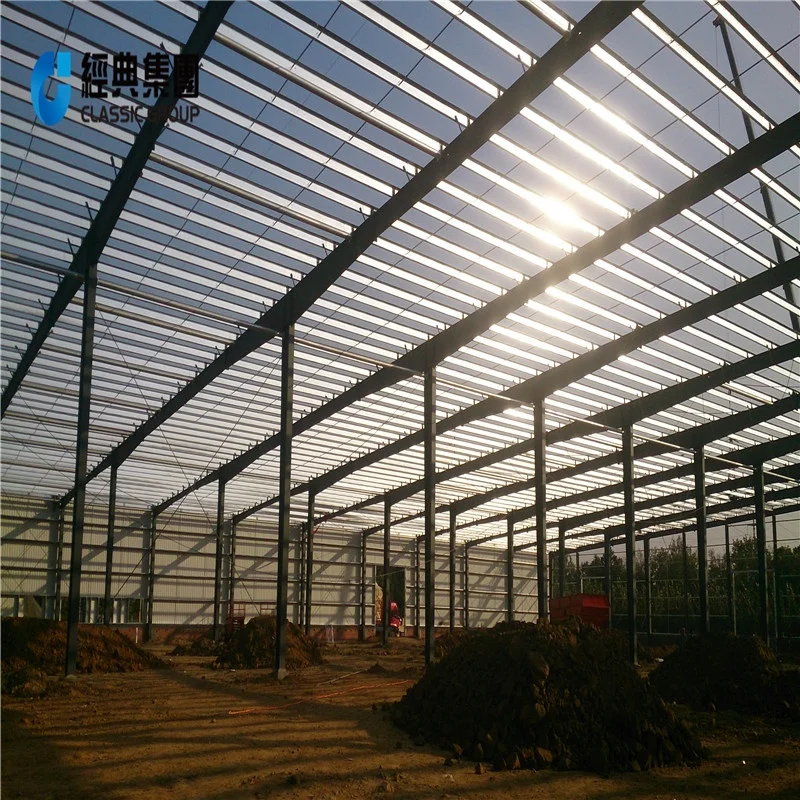 Light Steel Structure China Prefabricated Warehouse Project in Thailand Shop 3D Model Design