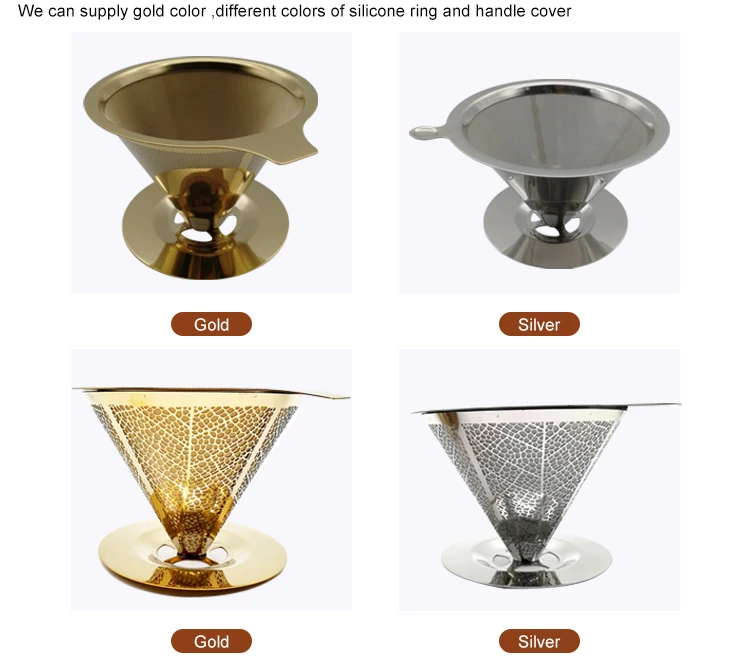 Easy To Clean 50 Micron Stainless Steel Cold Brew Coffee Filter Basket