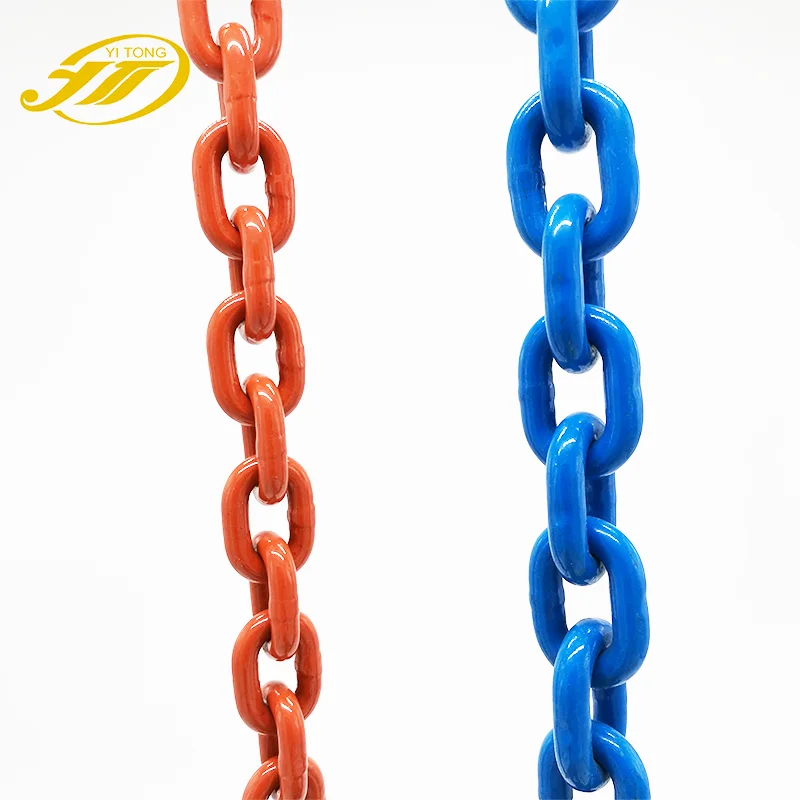 G80 10mm plastic painting overhead lifting chain
