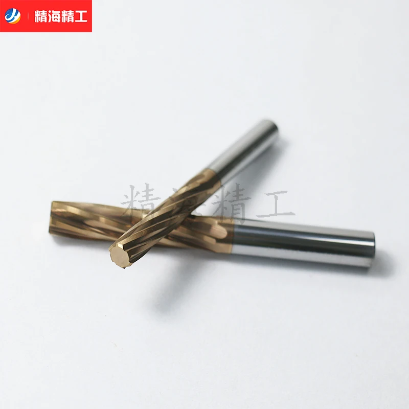 Imported tungsten steel alloy coated reamer spiral steel reamer