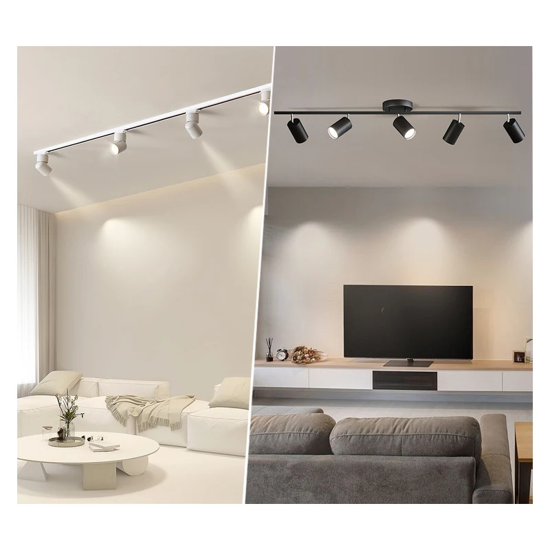 Indoor Ceiling Suspended Light 0-10V/DALI/Triac Dimmable 347V Adjustable Spotlight Surface mounted COB LED Downlight