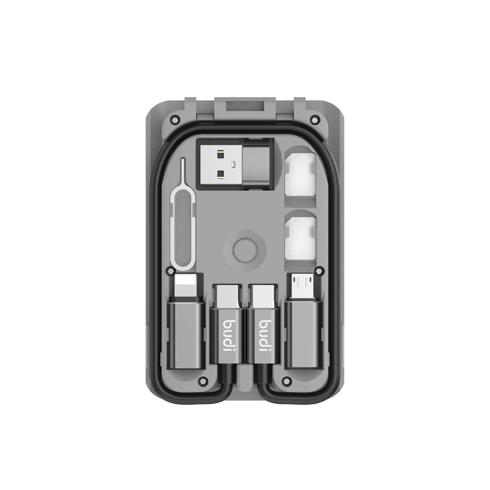 
oem new mobile phone accessories and gadgets budi 15W wireless charger with type-c to type-c usb data cables for phone charging 