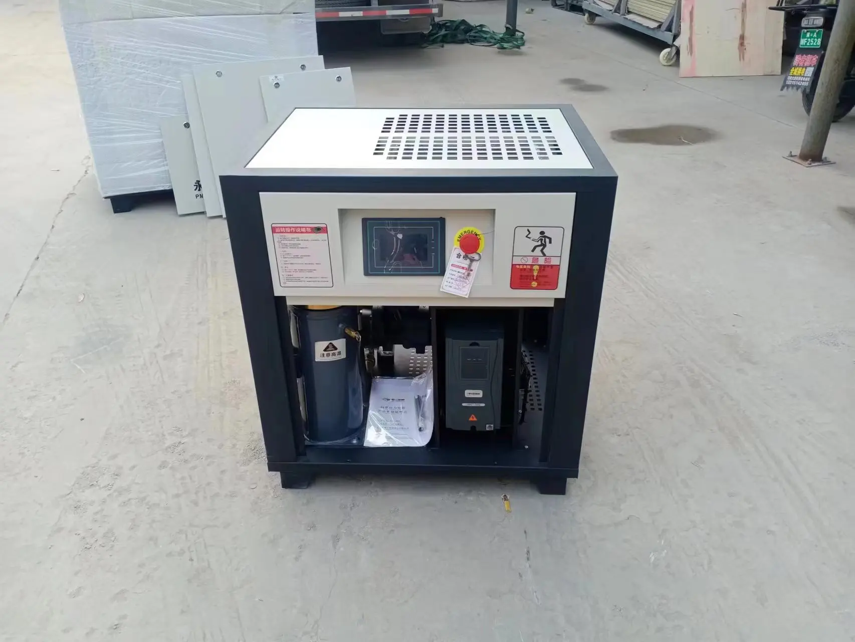Hot sales 7.5kw 10HP 8bar compressor screw air screw compressor with air dryer and air tank screw compressor