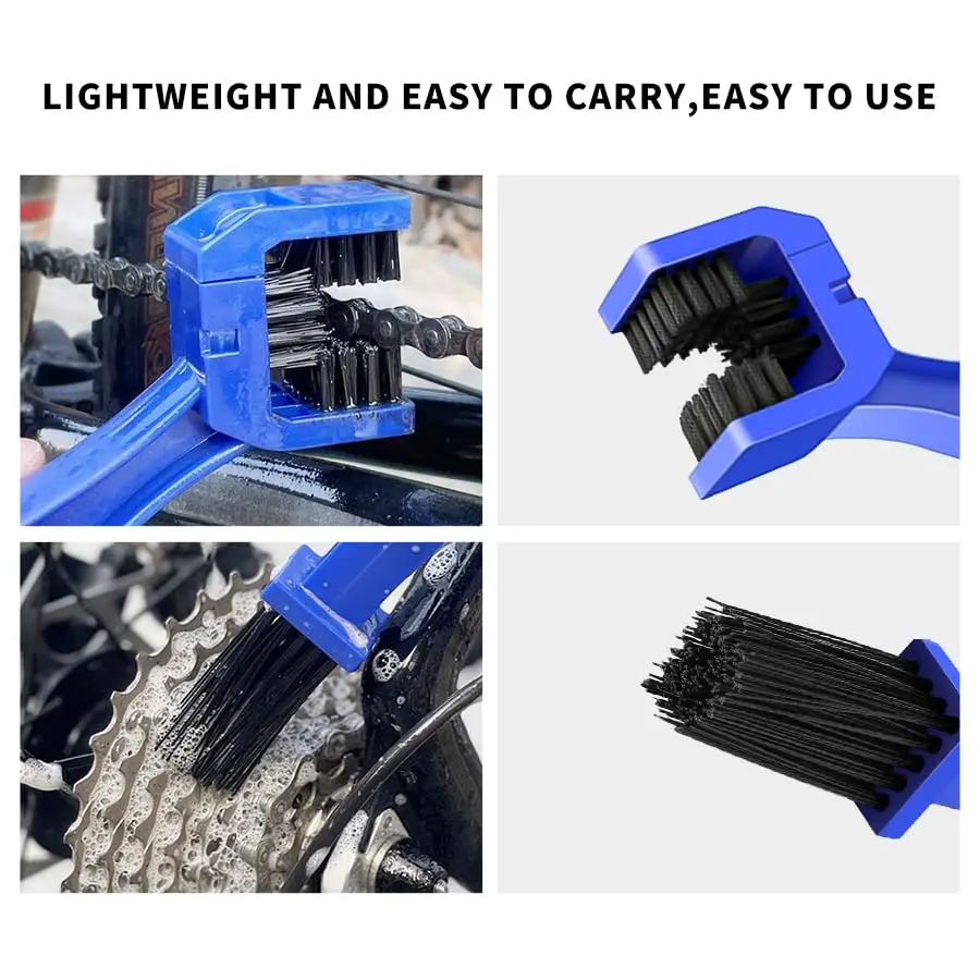 Bike Chain Cleaner Motorcycle Bike Chain Brush Cleaning Tool Bike Cleaner