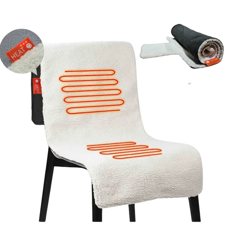 Mydays Tech Label-Controller Overheating Protection Electric Heated Pad Mat Blanket For Sofa Couch Camping Traveling