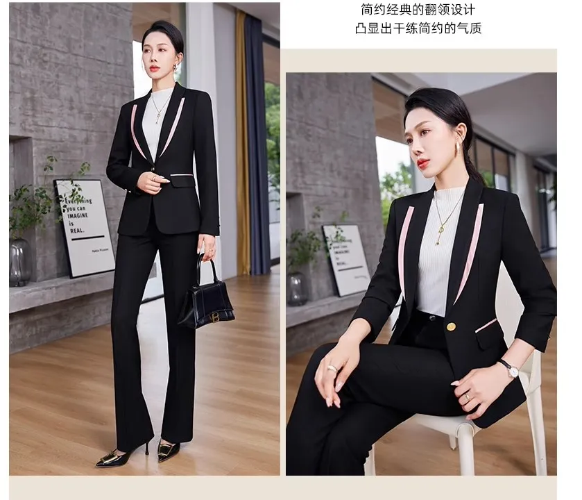Formal Plus Size Women Suits Office Formal Woman Suits Two Pieces Professional Suits Set for Women
