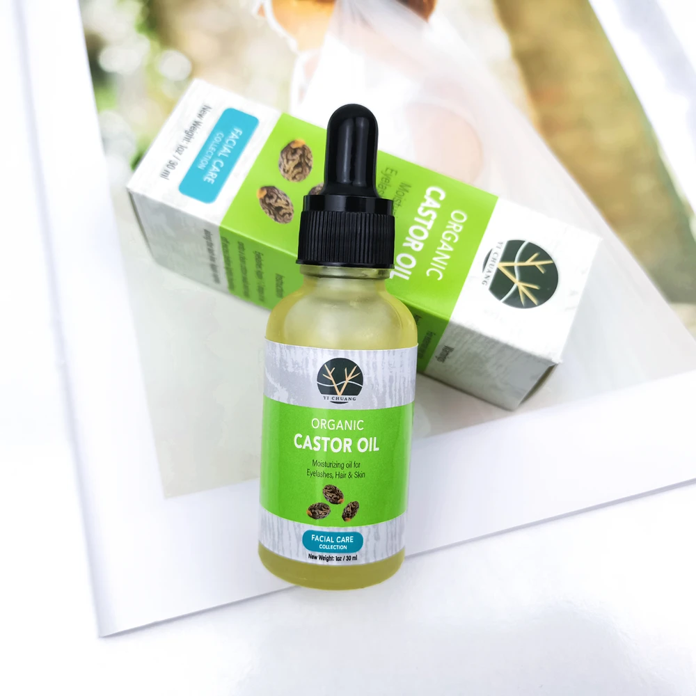 OEM ODM пользовательские чистые натуральные волосы ресницы для роста бровей толще касторовое масло