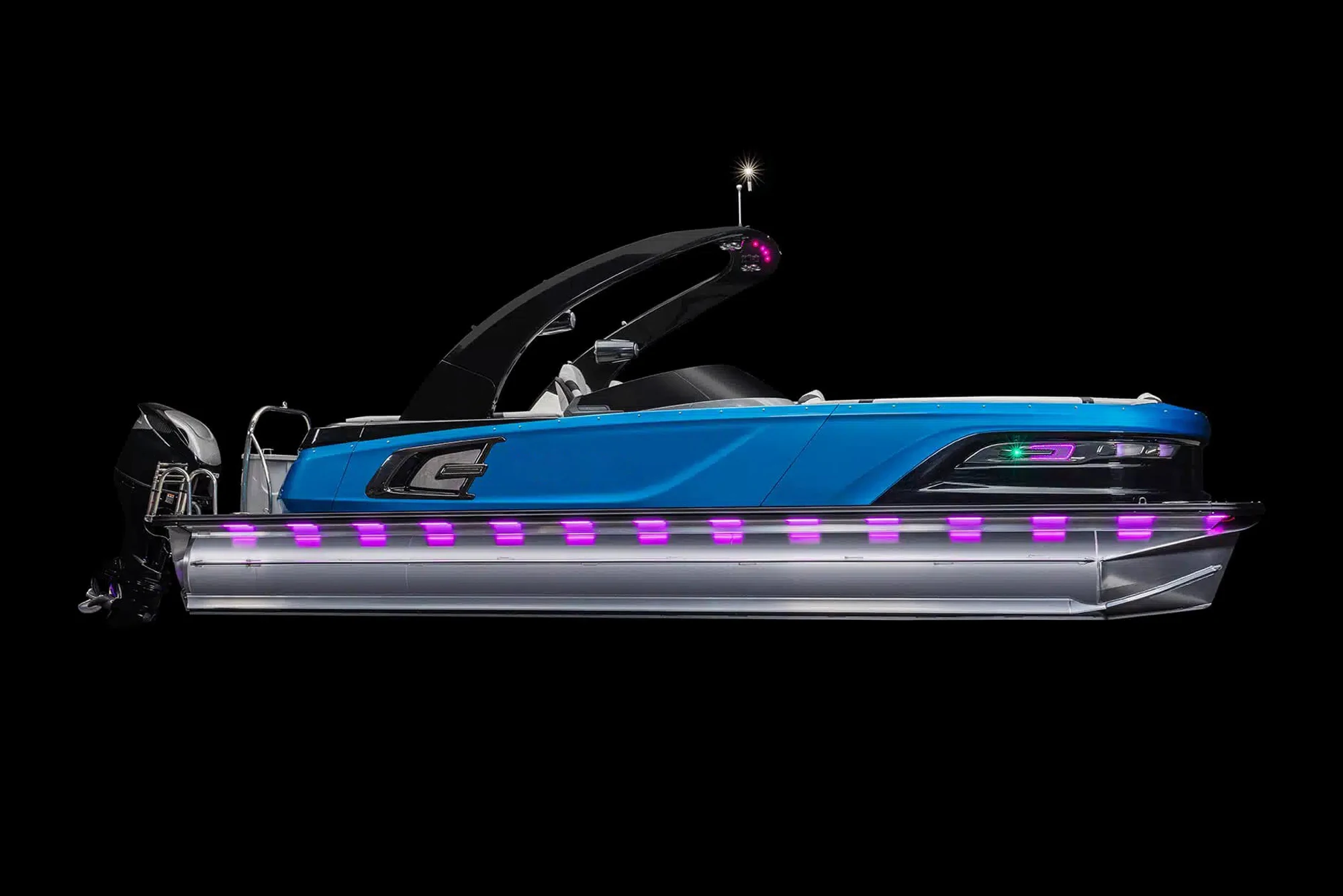 2023 shipyard Kinocean new pontoon boat for leisure with Railings and anchors for sale