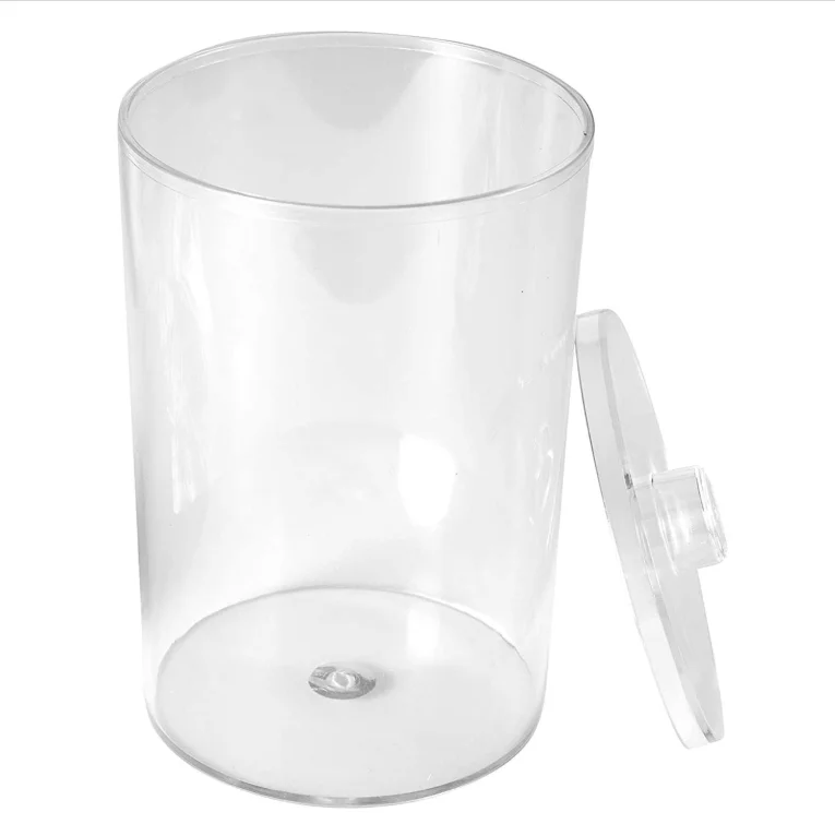 New Product Hot Selling Customized Clear Lid Tube Cake Cylinder Acrylic Box
