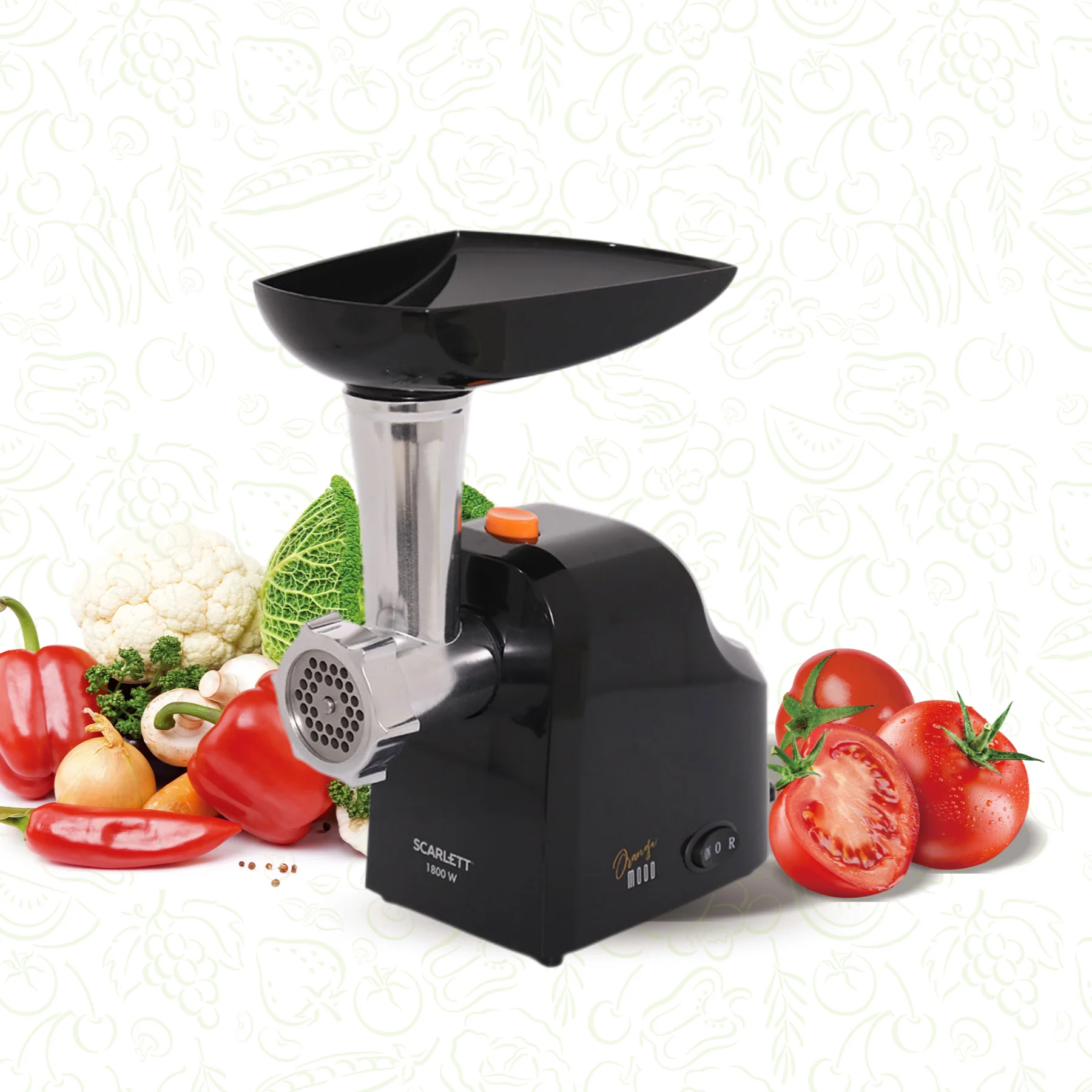 promotional oem food vegetable mini chopper fast black electric alligator stainless steel
