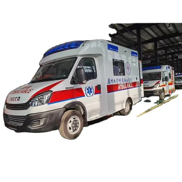 High Roof Model Car Ambulance 6 people rated Rescue Ambulance Emergency Vehicles