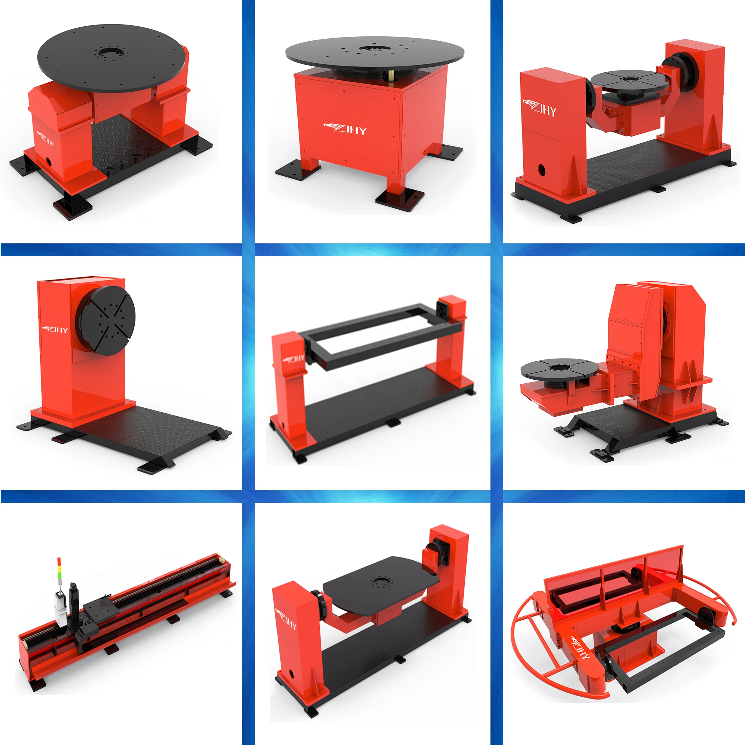 3-axis welding positioner for welding tobot use with heavy payload from welding rotary manufacture
