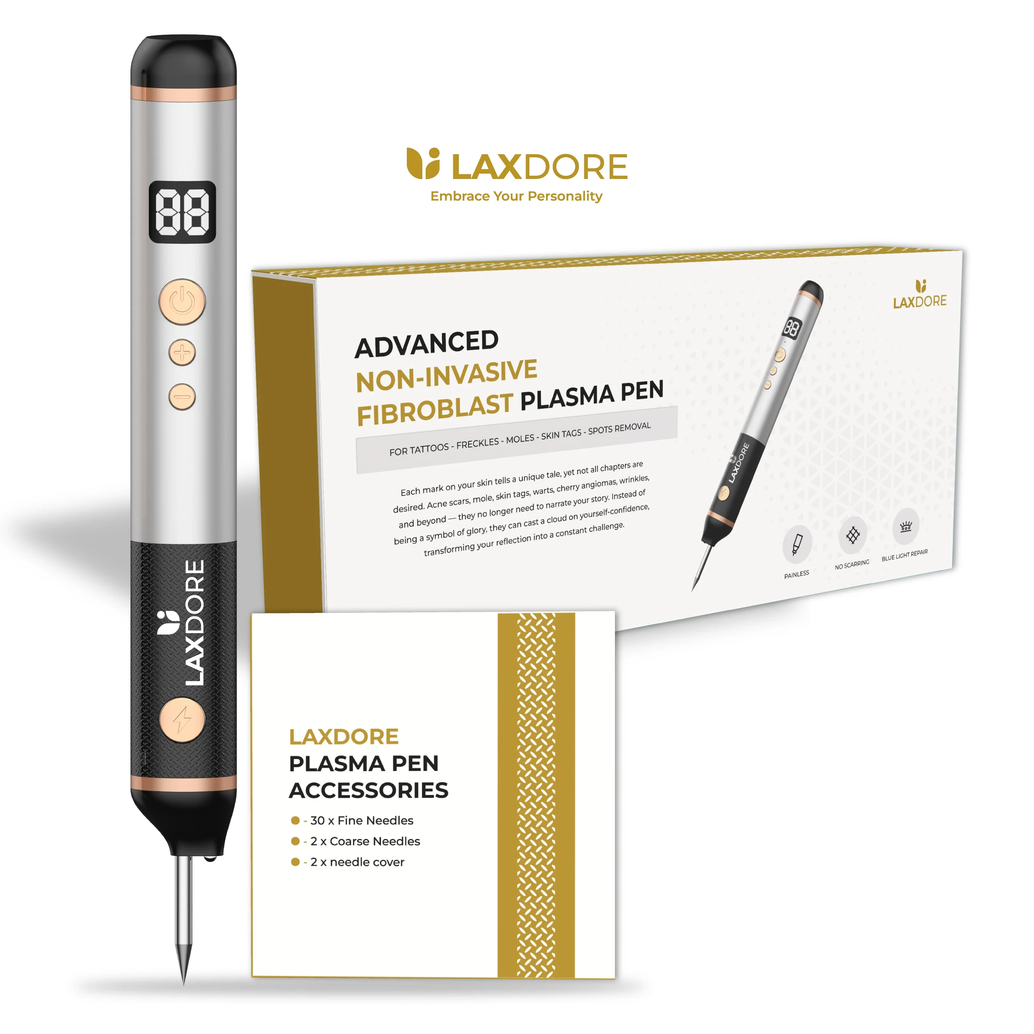 15 Level Laser Tattoo Mole LCD Plasma Pen Wart Removal Pen, Wart Removal Pen Facial Care