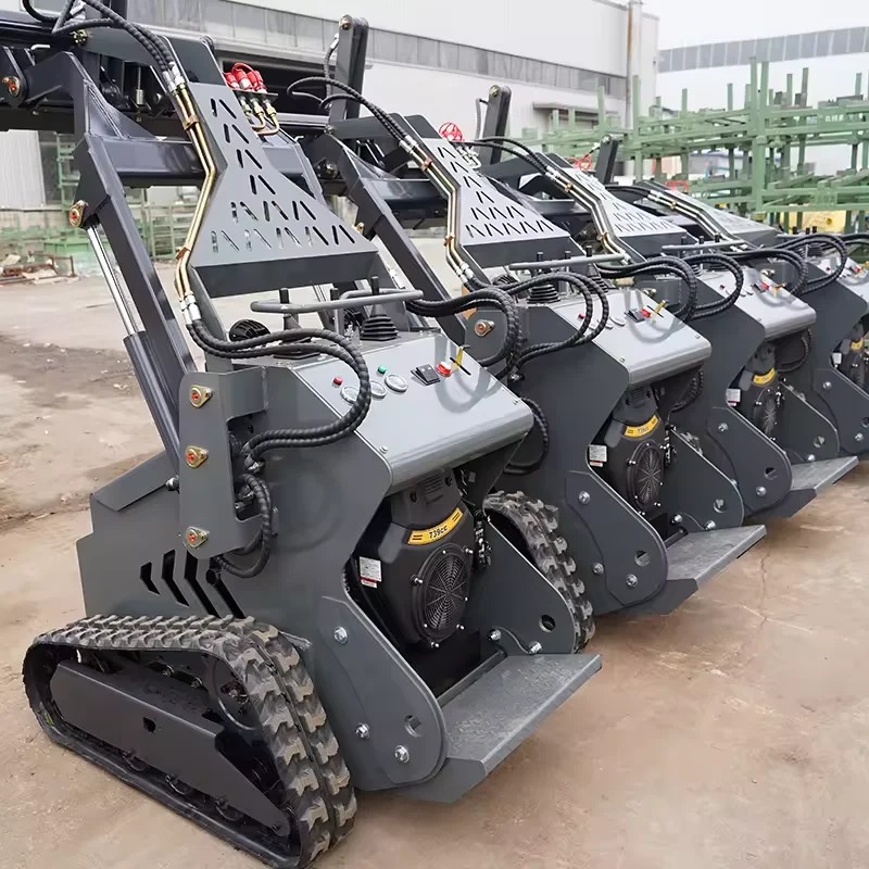China Factory 400kg 600kg Garden Front Loader CE Mini Skid Steer With EPA Export USA