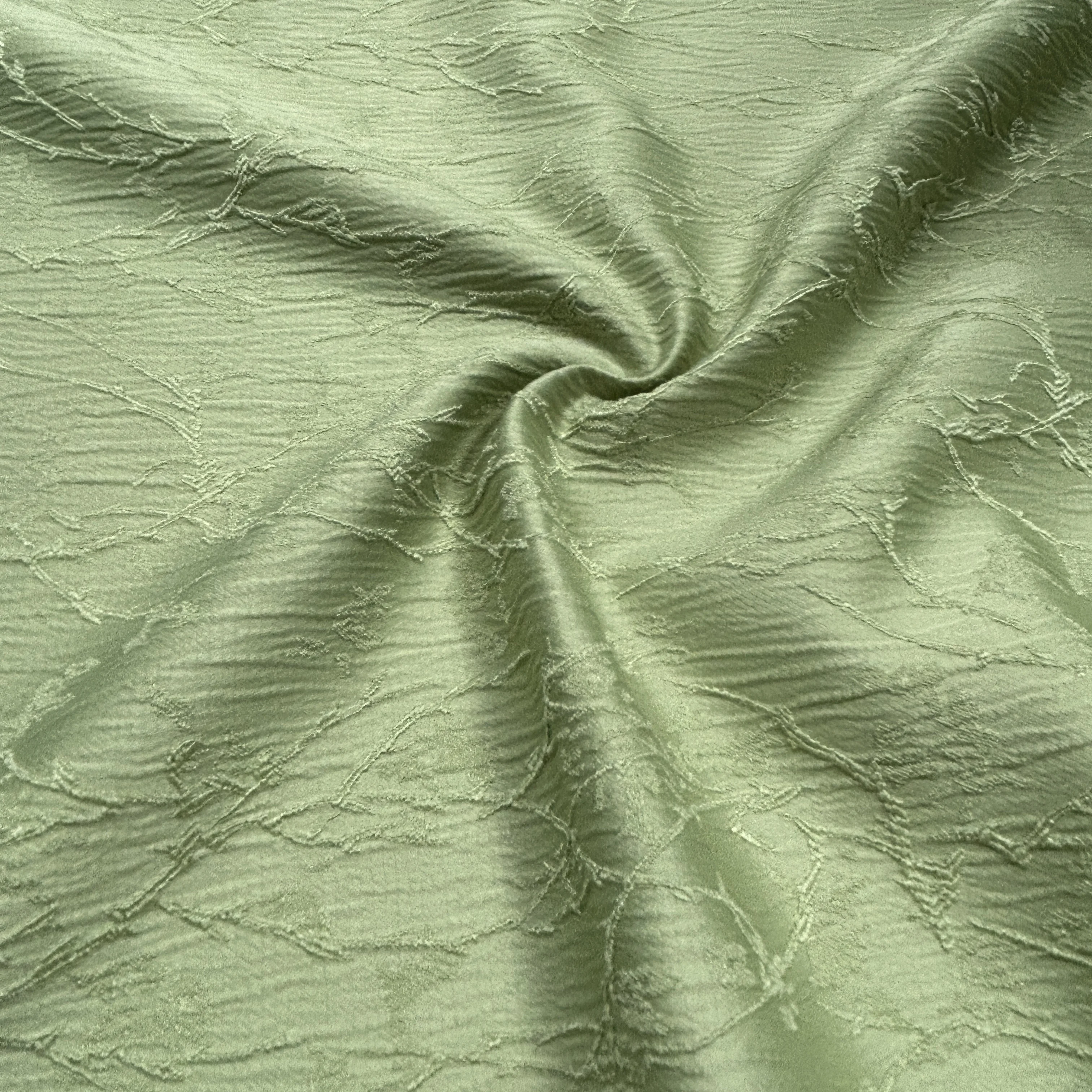 7707 Willow Branch Embossed Pattern Design Brocade Textured Jacquard Fabric For Making Chinese Silk Robe Mandarin Gown Cheongsam