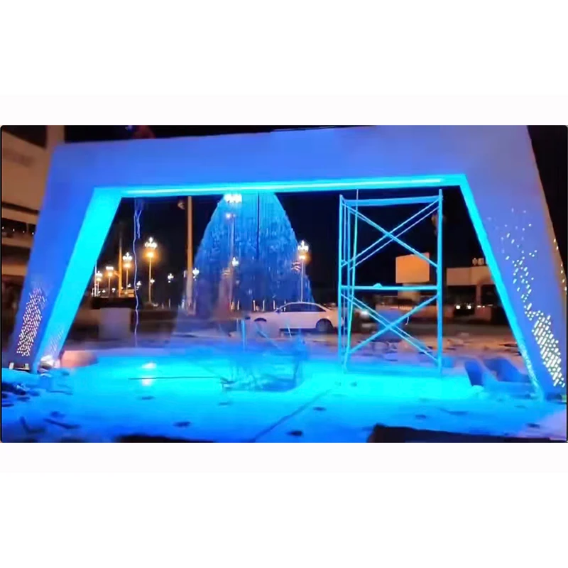 Customized Best Digital Curtain Waterfall Artificial Indoor Water Fountain Decor