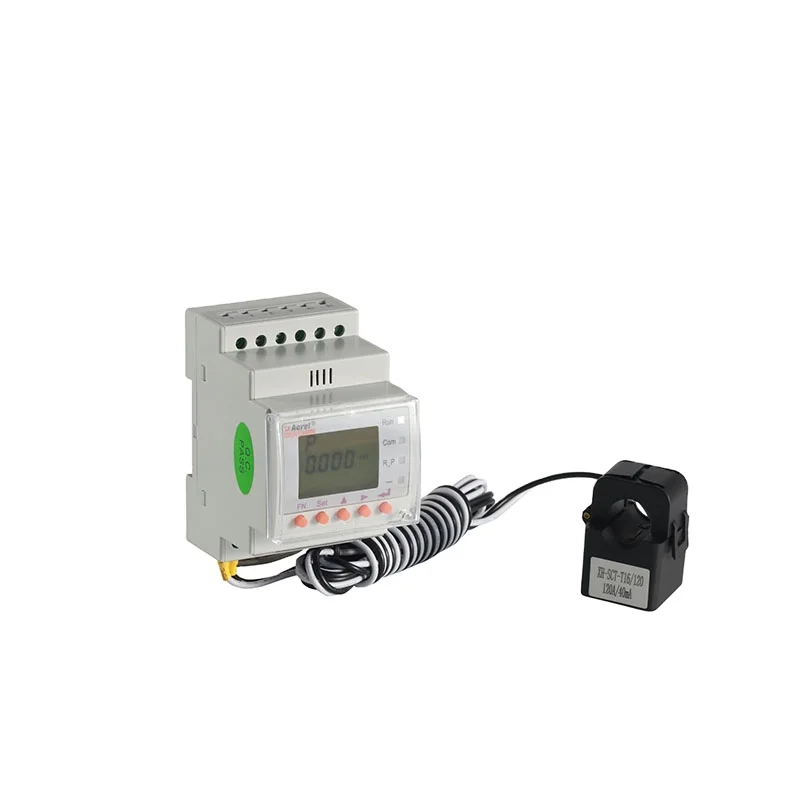 Acrel ACR10R-D24TE single phase smart solar inverter energy meter power monitor with RS485 connection