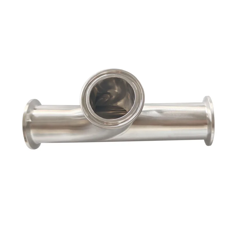 Sanitary 1.5inch Clamped Pipe Fittings Stainless Steel304 Tri Clamp Y Type Tee