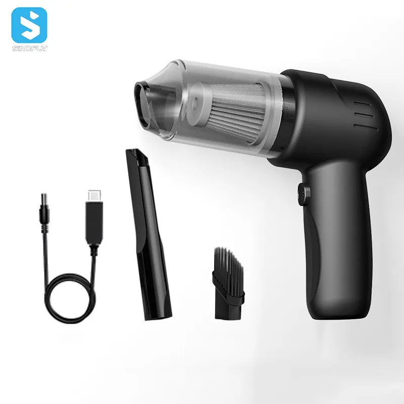 Домашний КПК мощность всасывания беспроводной авто автомобиль Cacuum Очиститель 60 Вт 3000pa Портативный аккумуляторная мини автомобильный