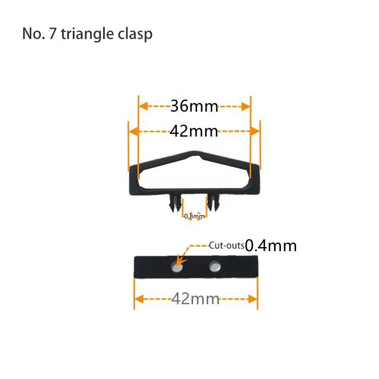 Boda-7Aircraft buckle Products Customized environment-friendly plastic gift paper box bag hook and window paper box display hook