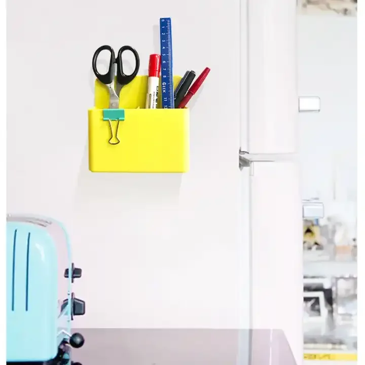 Elevate Your Teaching Approach Class-Leading Magnetic Pen Holder Dependable Plastic Storage Perfect for Whiteboard Tutors