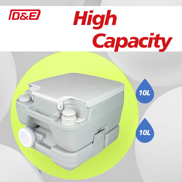 Hot Sales Outdoor Portable Toilet 10L Camping Travelling Hiking RV Toilet Outdoor Camper Portable Travel Toilet