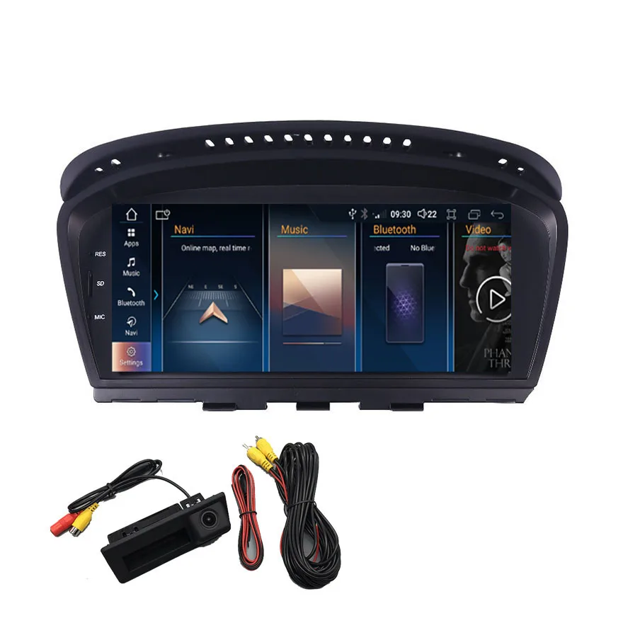 Беспроводное автомобильное мультимедиа для Apple CarPlay Android 12 BMW 5 3 серии E60 E61 E62 E63 E90 E91 E92 E93 CCC CIC радио GPS Navi 4G