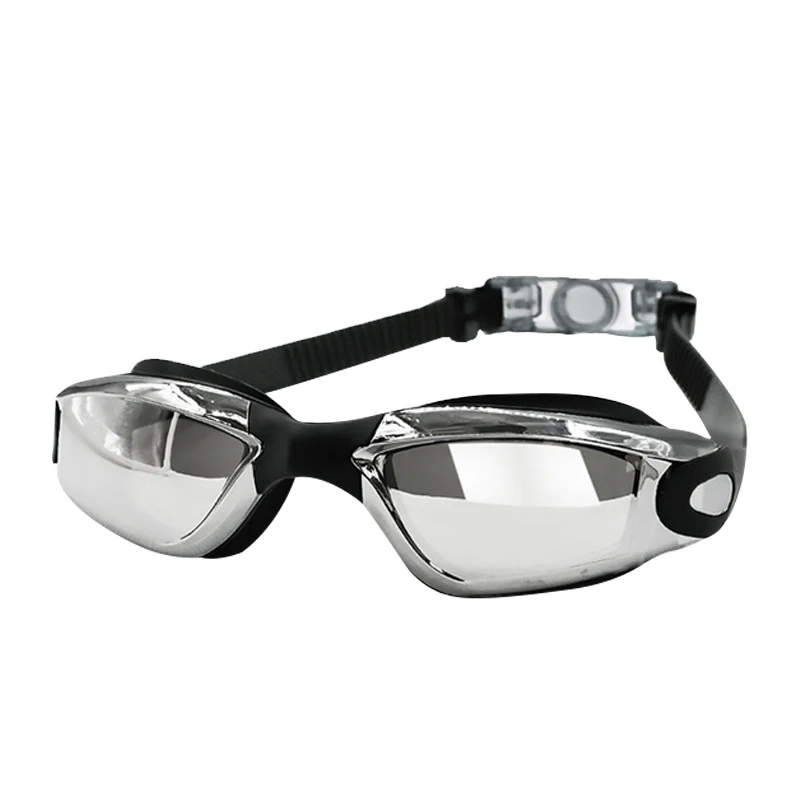 Swimming Suit Set Diving Anti-Fog Goggles Swim Cap Nose Clip Ear Plugs Case Pool Waterproof Swim Glasses For Youth Kids