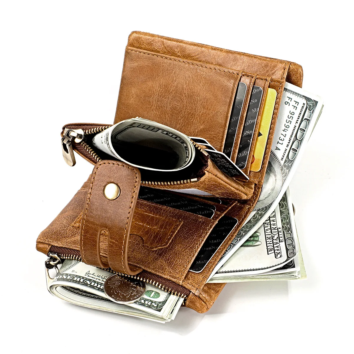 Classic Passport Men Free Shipping Wallet With Crossbody Strap Pu Purse