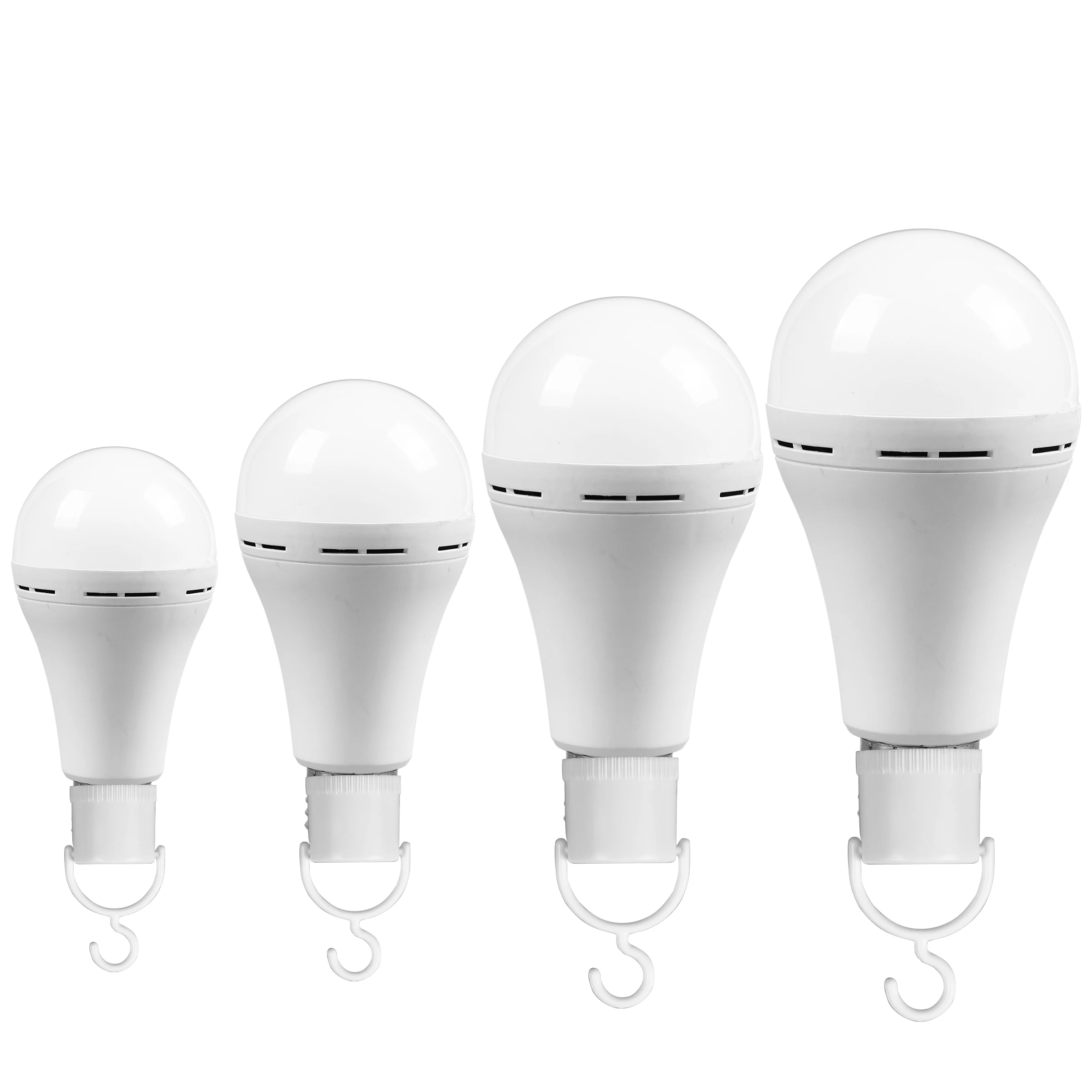 Rechargeable Emergency LED Bulb 6500K  7W 9W 12W Battery Operated Light Bulb E27 B22 for load shedding power outage
