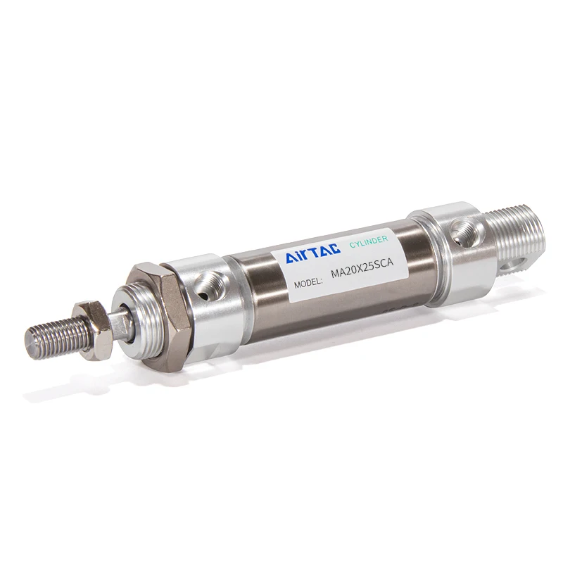 AIRTAC cylinder MA20SCA Stainless Steel Mini Pen Small Air Pneumatic compact pneumatic air cylinders pneumatic double acting