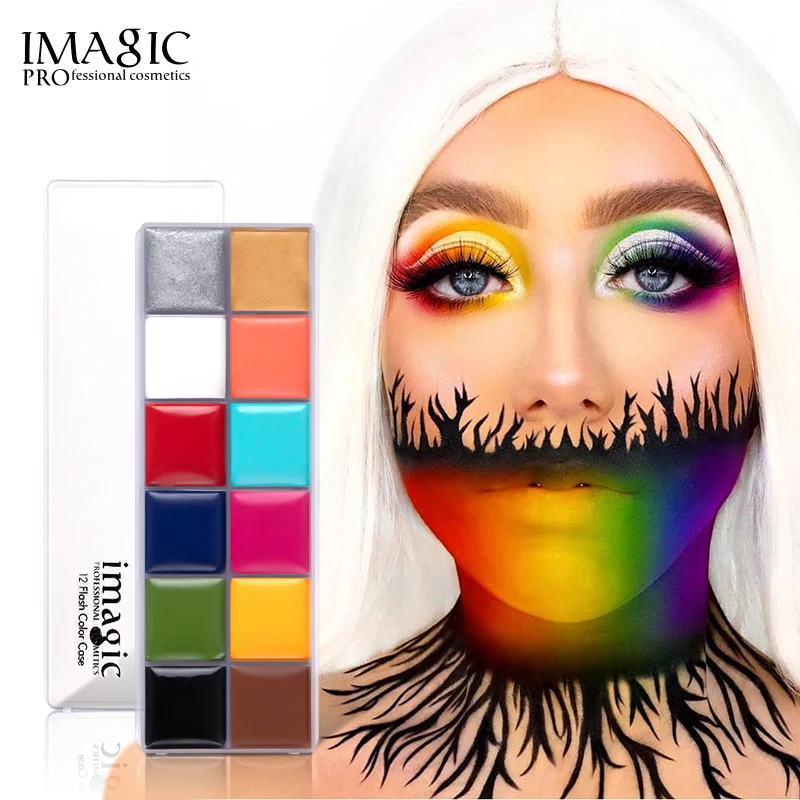 IMAGIC Makeup Temporary Tattoos Body Painting Mermaid Template Stencils Kits For Halloween Fancy Dress Up