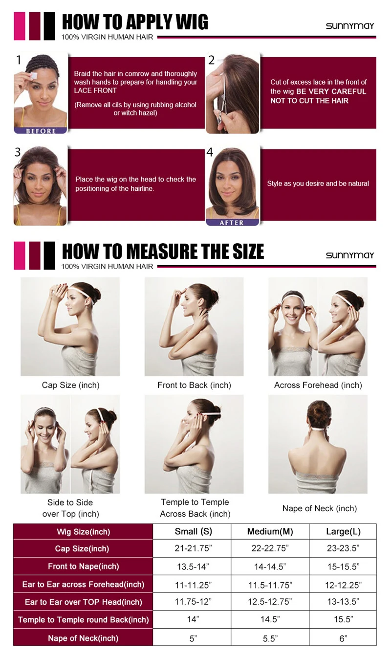 
Sunnymay 13x4 Short Human Hair Wigs For Black Women Pre Plucked Bob Wig Remy Brazilian Glueless Lace Front Human Hair Wigs 