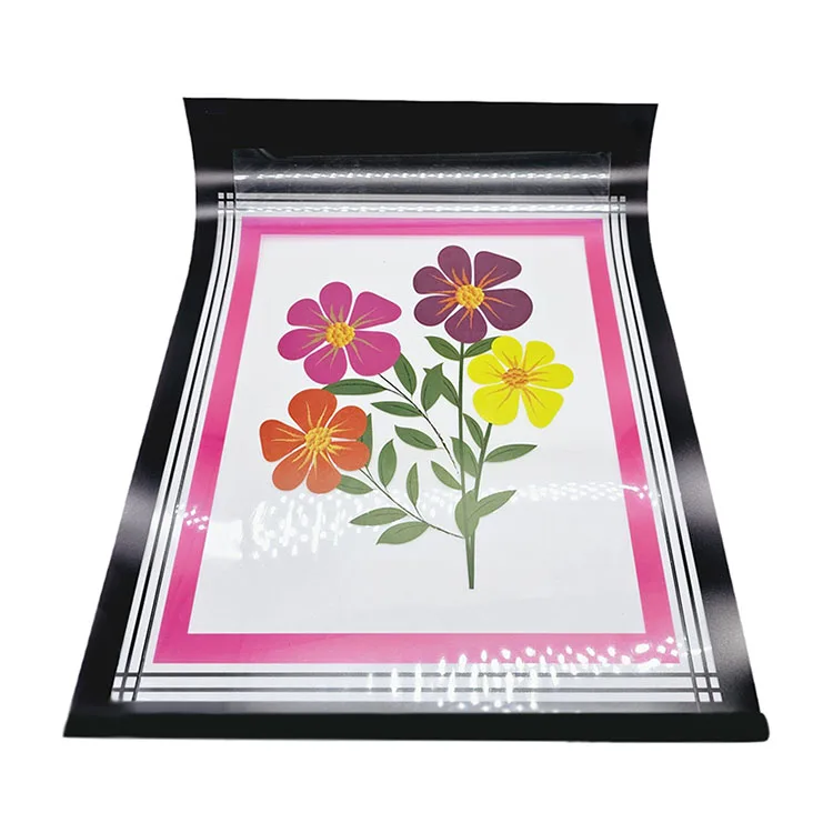 Amazing Picture Appearing Flower Illusion Gimmick Magic Flower jump Out From Picture Trick Prop Toy For Adult