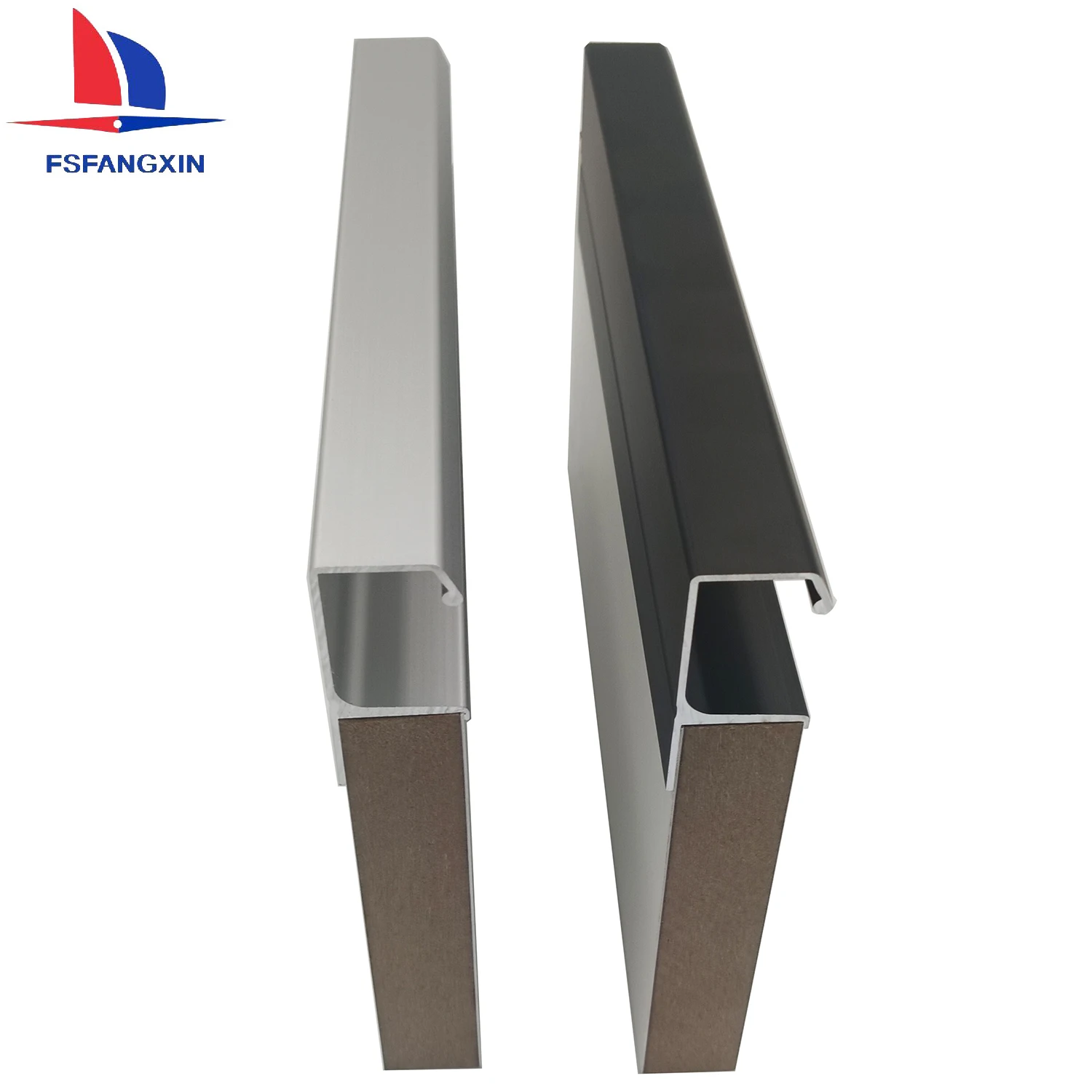 Wholesale Customization Aluminum G Shape Handle Profile Furniture Hidden Kitchen Cabinet Drawer Handle