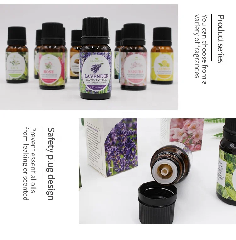 10ml bottle of 6 lavender essential oil suitable for humidifier aromatherapy machine pure essential oil