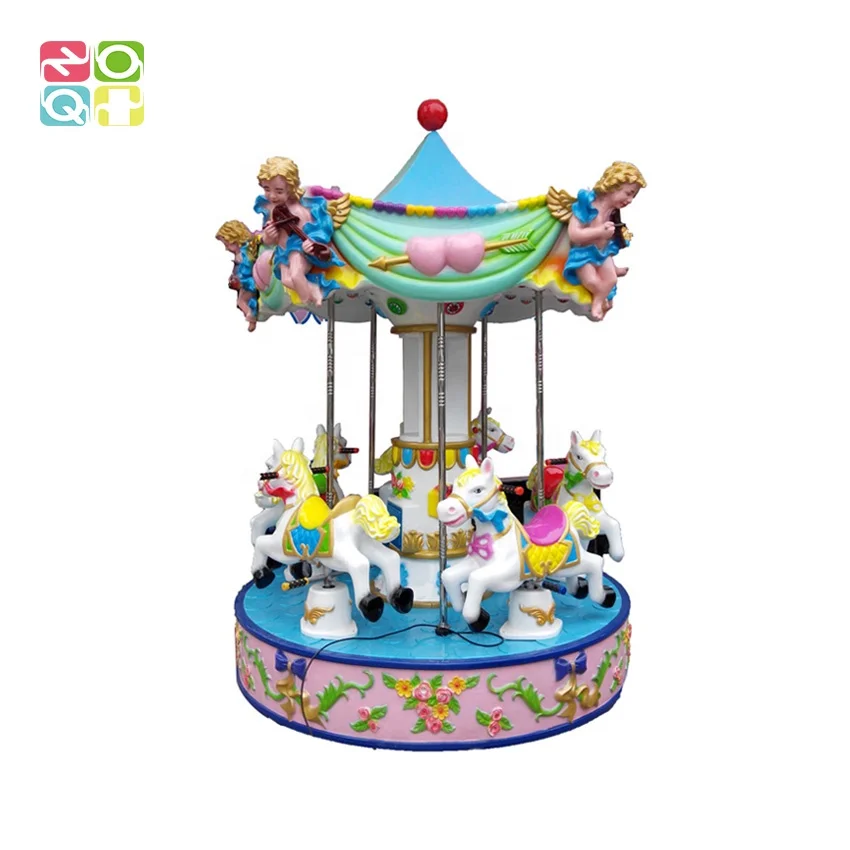 3 Player 6 Player Amusement Merry Go Round Playground Equipment Carousel Ride For Kids