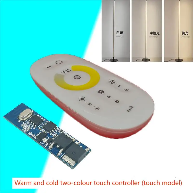 Two-Color Temperature Dimmer Mini 12V/24V Remote Control Belt Controller Low-Voltage Remote for Two-Color Lighting
