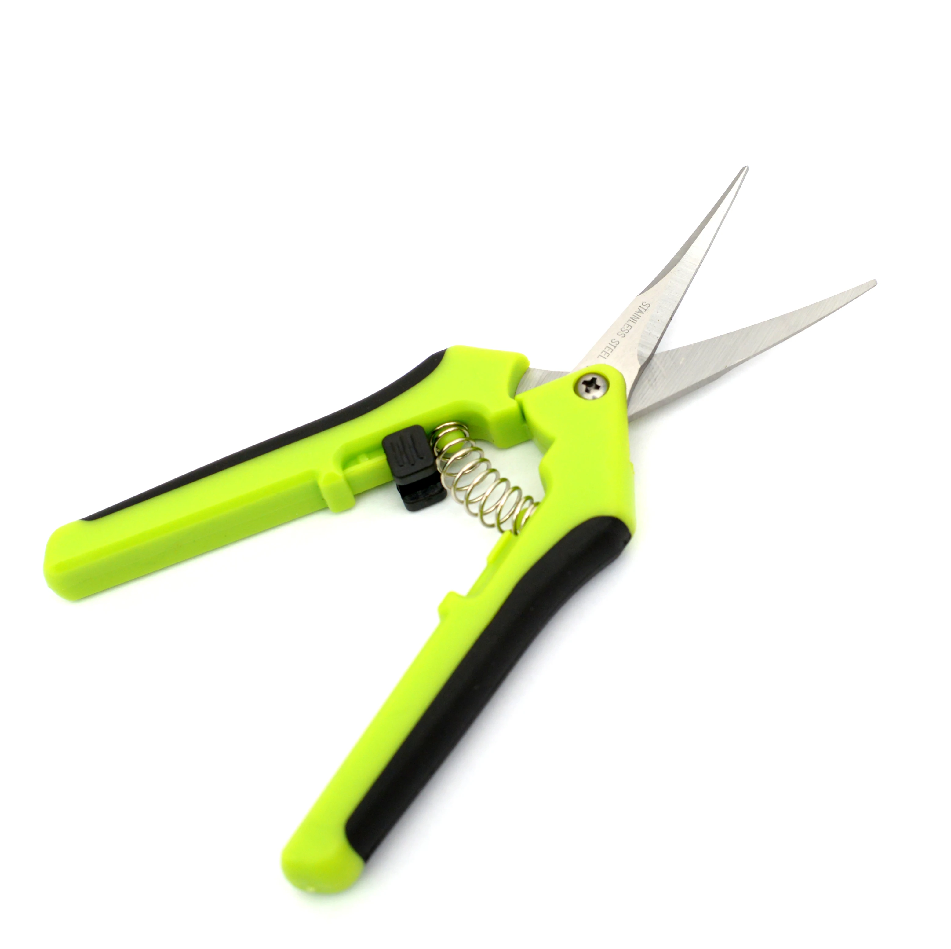 Hydroponics Garden Pruner Scissors Shears Micro-Blade Bonsai Pruning Hand Pruners with Steel Elbow Blade for Greenhouse Trimming