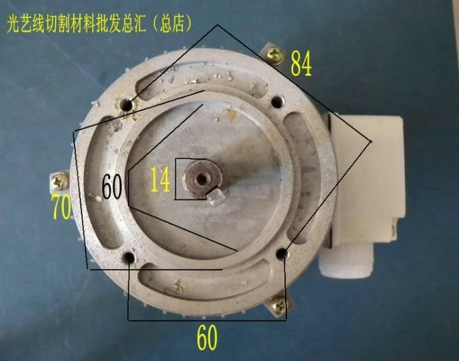 Электроэрозионный проволочно-вырезной Запчасти 3 фазы YS7124 асинхронный двигатель 220v для станка с ЧПУ проволочно-вырезной станок машина