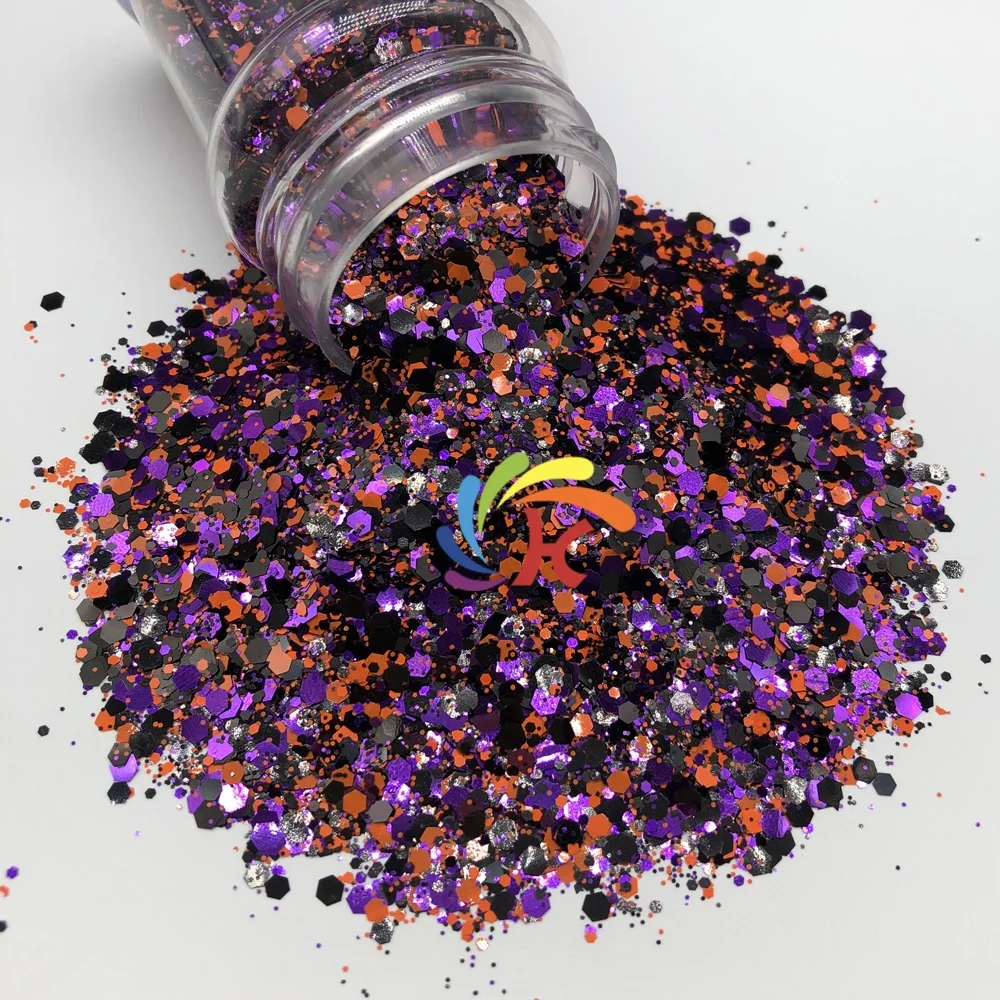 Party Decoration Supplies Halloween Tumbles Shaker Diy Resin Craft Chunky Bulk Glitter