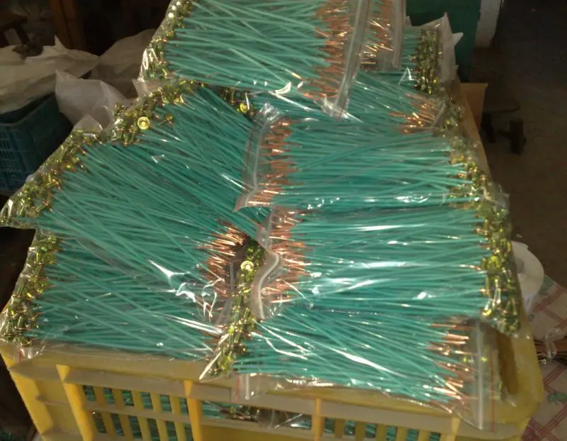 Shanghai Linsky электрические разъемы и заземляющие Свиные хвосты 7 дюймов 14 AWG многожильный косичек