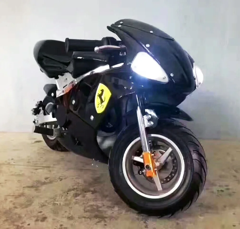 49cc Mini Motorcycle with Front LED Lights