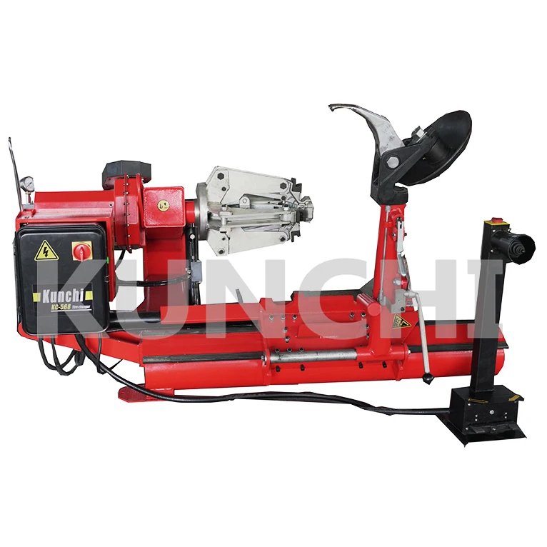 Yingkou Kunchi factory Truck remover changer tyre machines/Tyre mounting machine with support arm tire changer for truck
